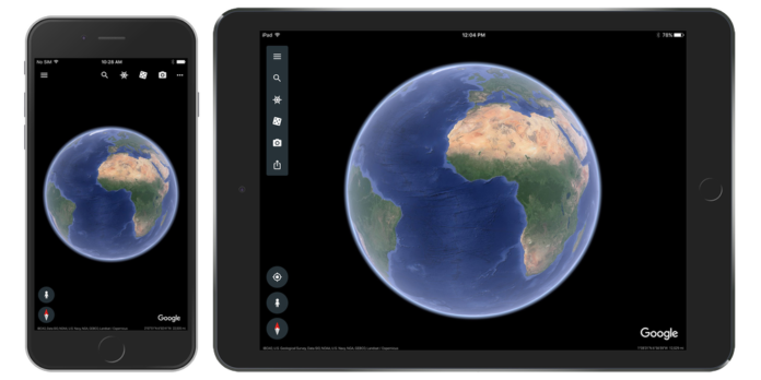 Google Earth per iOS