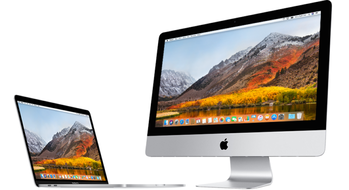 aggiornamenti software per Mac High Sierra
