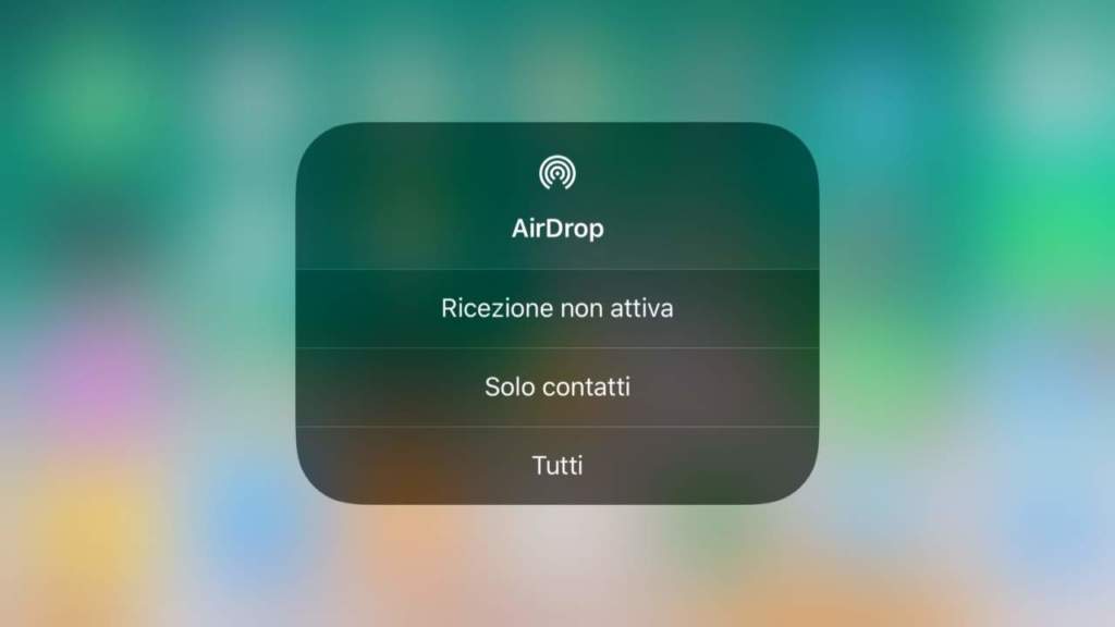 AirDrop iOS