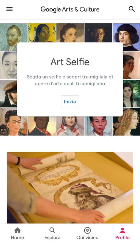 Google Arts & Culture - Art Selfie