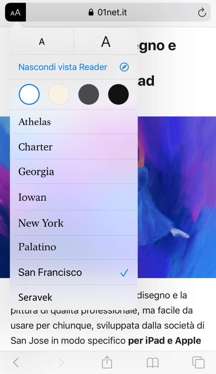 Safari iOS 13