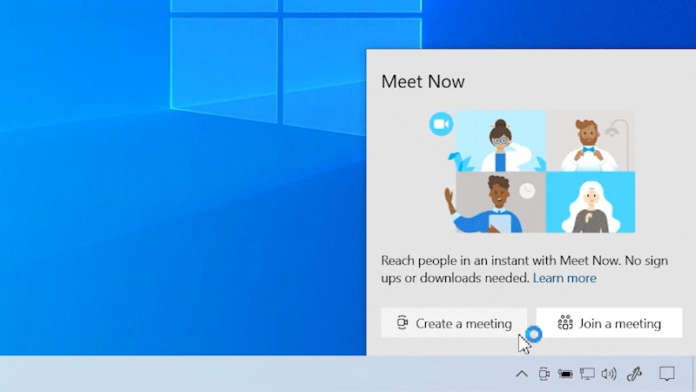 Windows 10 Meet Now