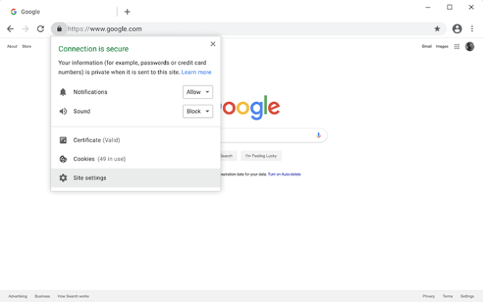 Google Chrome HTTPS