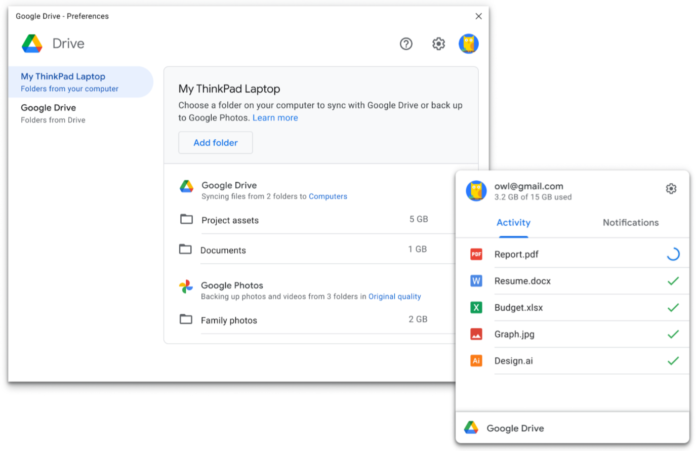 Google Drive per desktop
