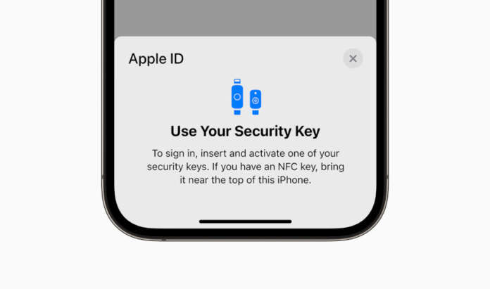 chiavi sicurezza Apple