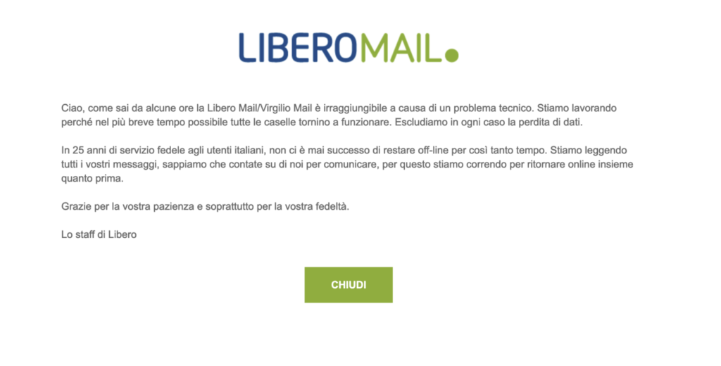 libero.it email