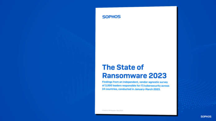 Sophos The State of Ransomware 2023
