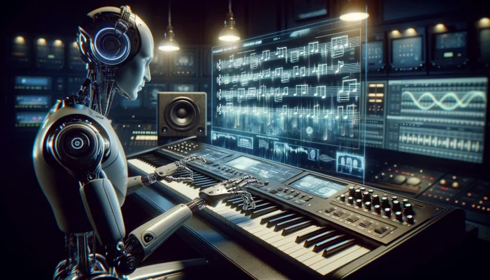 DALL·E artificial intelligence composing musica
